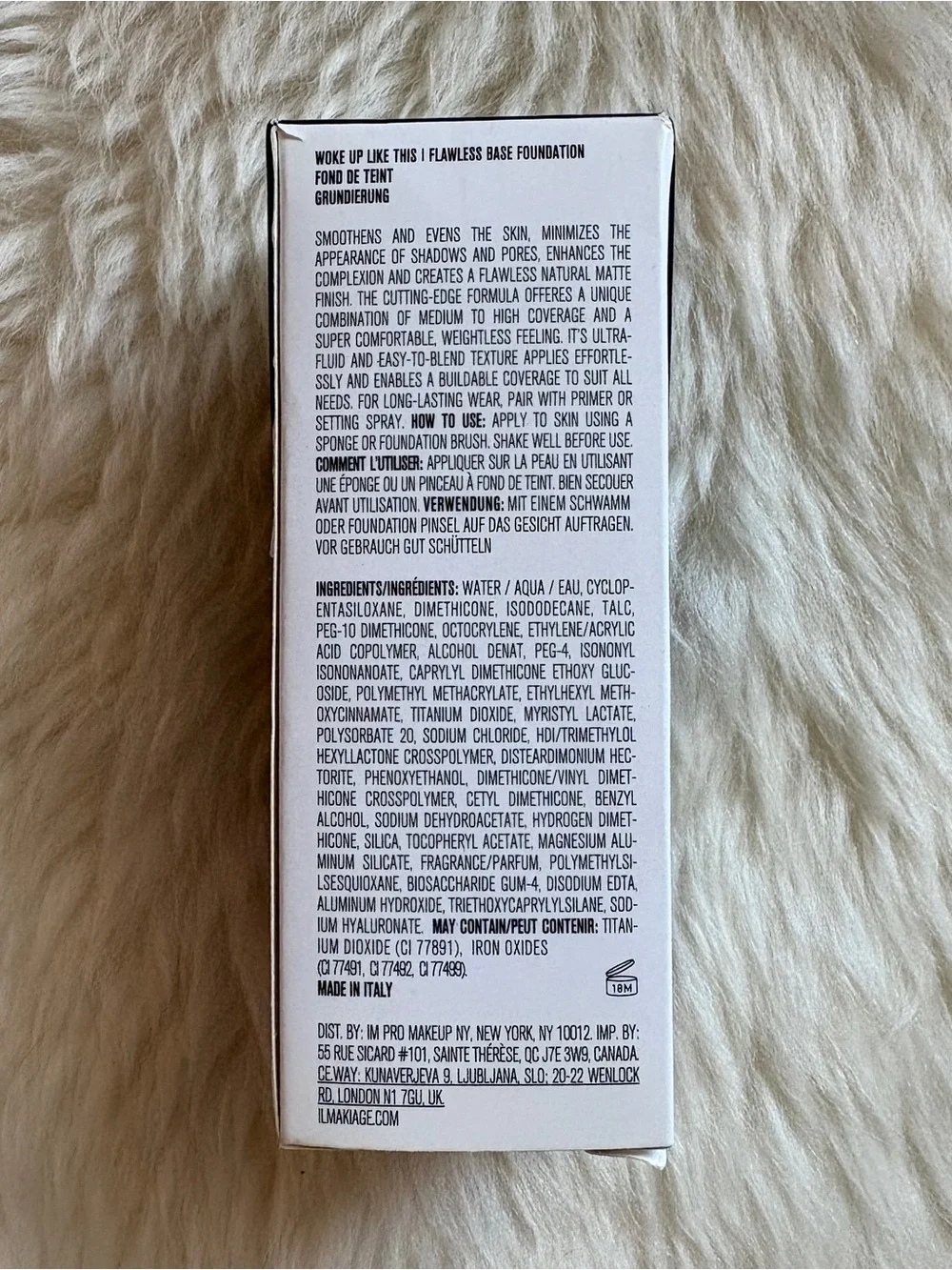 NEW IL MAKIAGE Woke Up Like This Flawless Base Foundation Shade 165